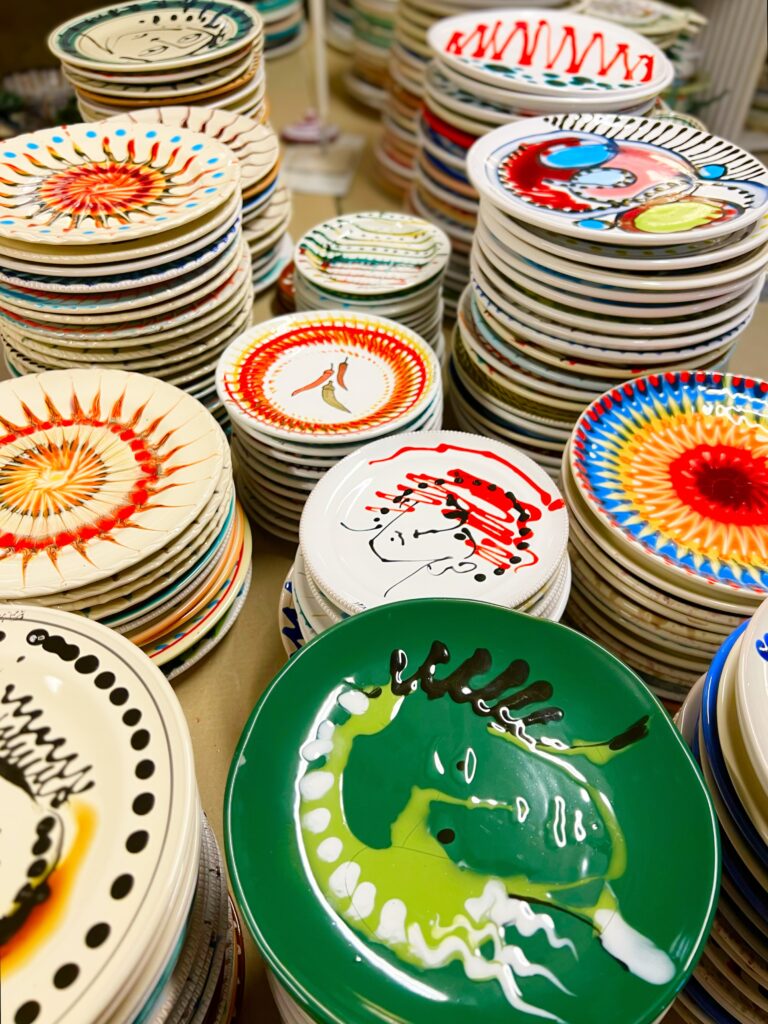 A Very Puglia Christmas. Ceramics from Grattaglie, Puglia make beautiful Christmas presents. Photo by the Puglia Guys for their Christmas Gifts from Puglia guide.