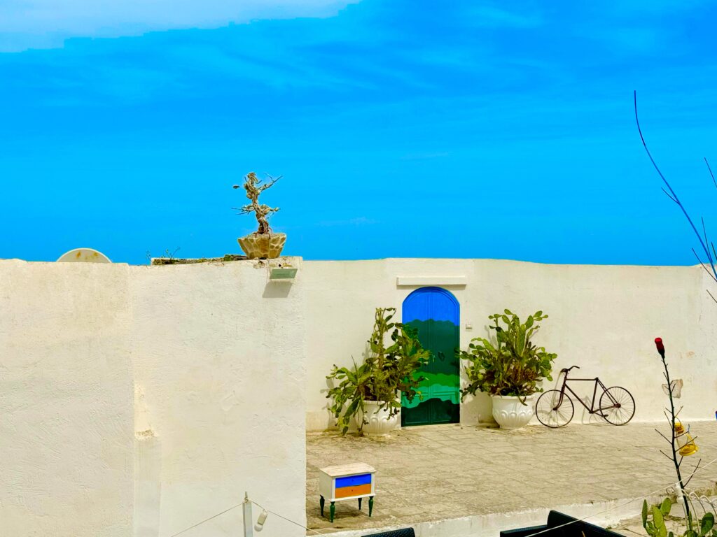 La porta blu, Ostuni. Ostuni, la città bianca. Photo by the Puglia Guys for the Puglia Guts Ostuni city guide. 