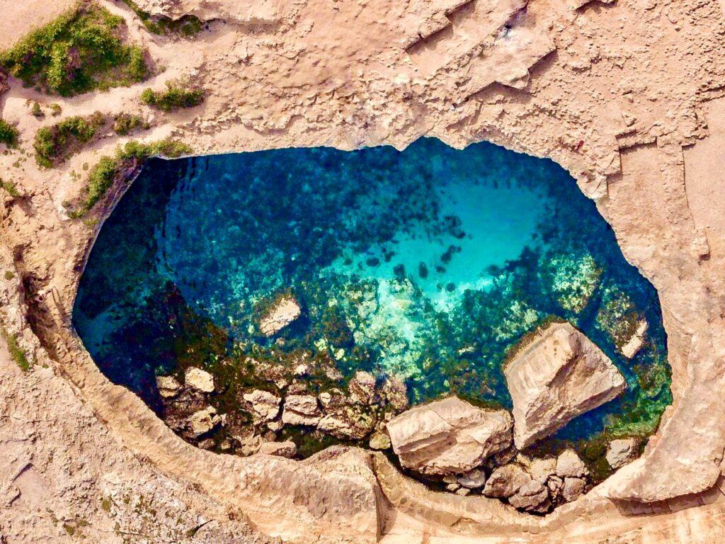 Grotta della Poesia, Puglia. Since 2019, swimming and sunbathing have been officially banned. Lax enforcement has meant many tourist guides haven’t yet caught up. Visitors still appear expecting to be able to swim, sunbathe and jump off into the cave. The ban on swimming and sunbathing is now strictly enforced. Entry to the archaeological site is permitted, but a ticket needs to be purchased.